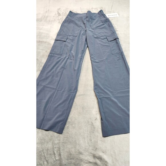 Athleta Women's Size 2 Shadow Blue Brooklyn Heights High Rise Cargo Pants NWT - Picture 1 of 7